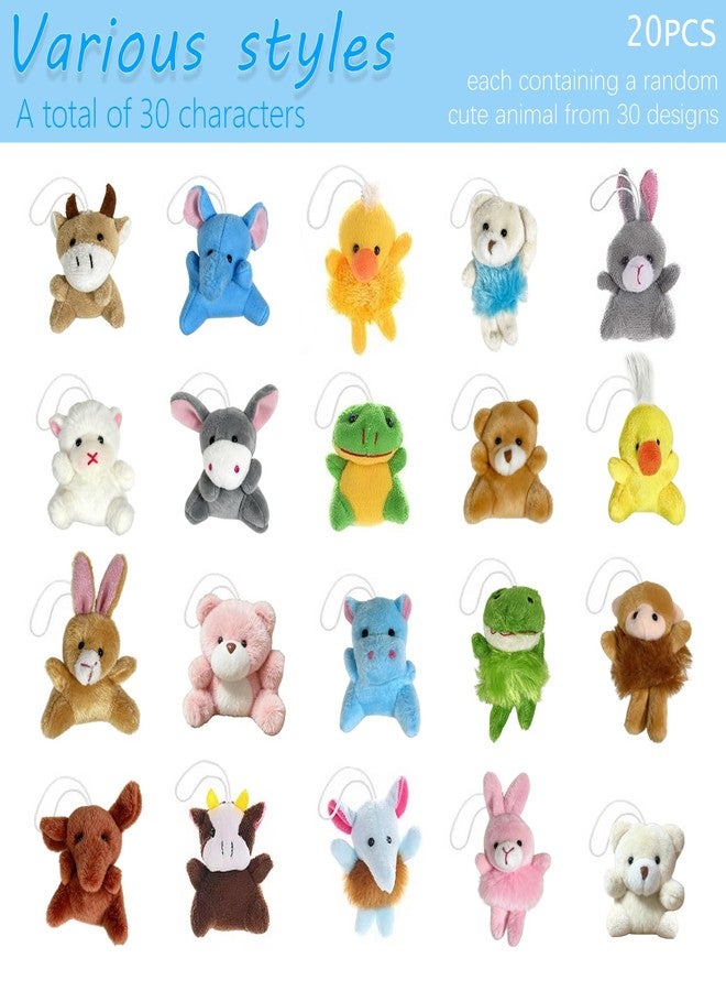 MTNSPTCR Blind Bag Mini Plush Animal - 20PCS Mini Stuffed Animal Toy Small Plushies in 20PCS Mystery Bags, 30 Characters Random Design Cute Plush Toy for Kids School Classroom Prizes Party Favor - Image 3
